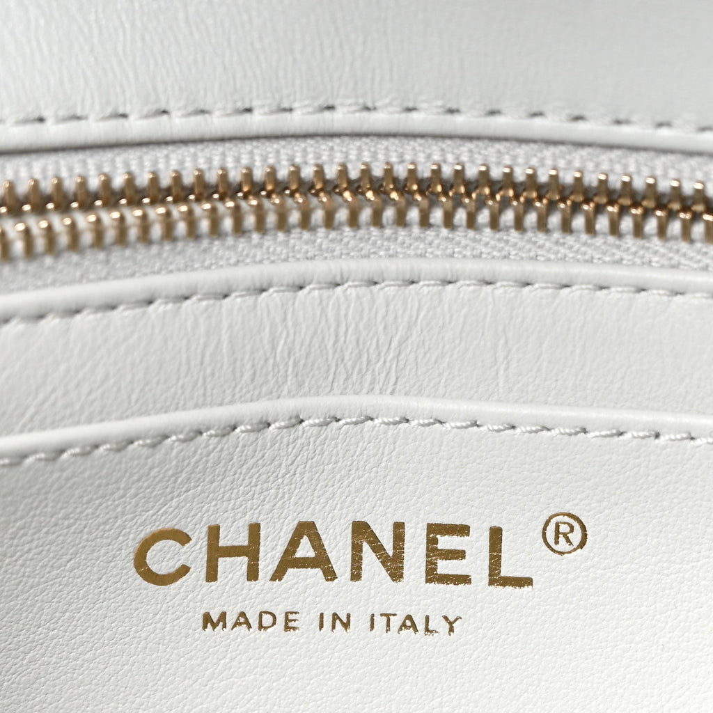 Chanel Lambskin Quilted Small Sweet Camellia Flap Light Blue