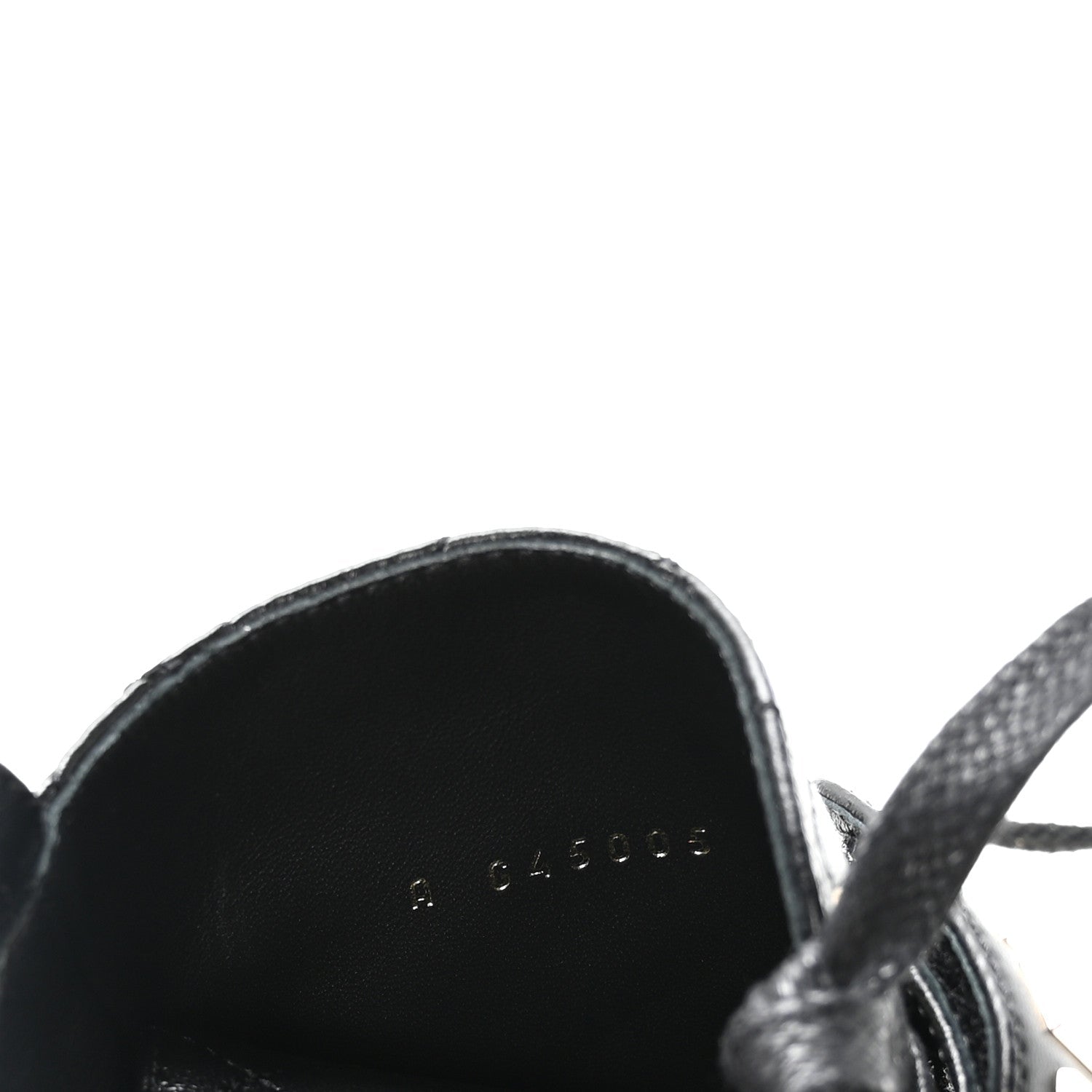 Lambskin Patent Calfskin Quilted Logo Lace Up Combat Boots 39.5 Black