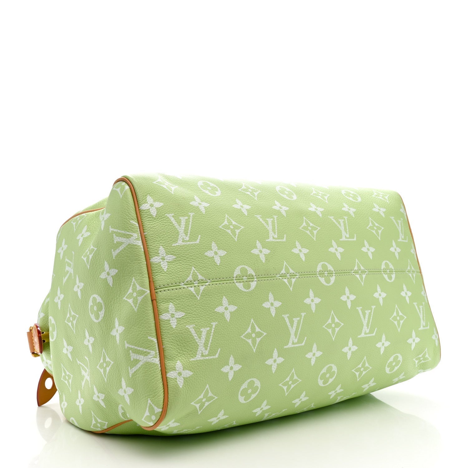 Louis Vuitton Calfskin Monogram Speedy P9 Bandouliere 40 Frozen Lime