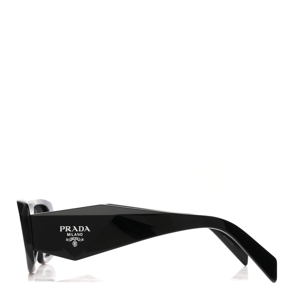 Prada Acetate Symbole Sunglasses SPR 17W Black