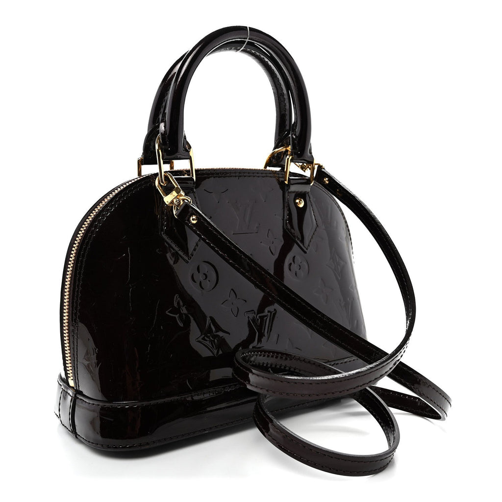 Louis Vuitton Vernis Alma BB Amarante