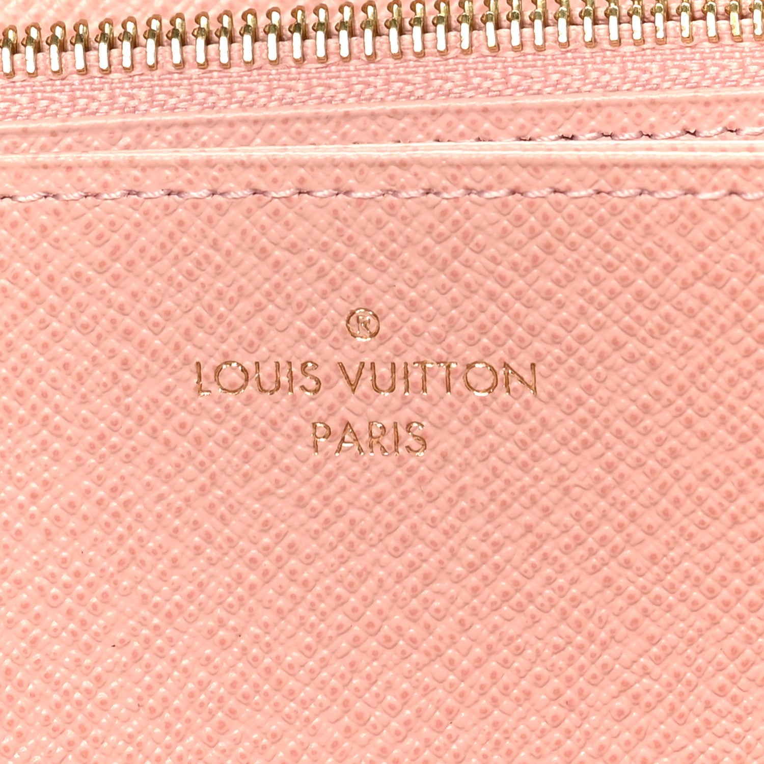 Louis Vuitton Damier Azur Zippy Wallet Rose Ballerine