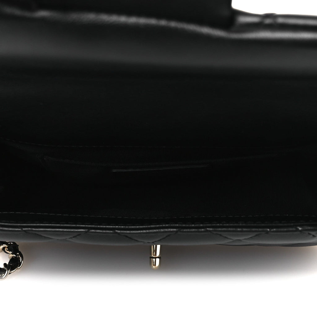 Chanel Lambskin Quilted Small My Precious Flap Black