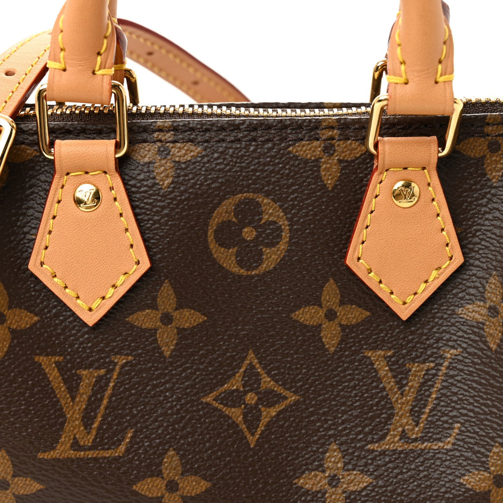 Louis Vuitton Monogram Nano Speedy Bandouliere