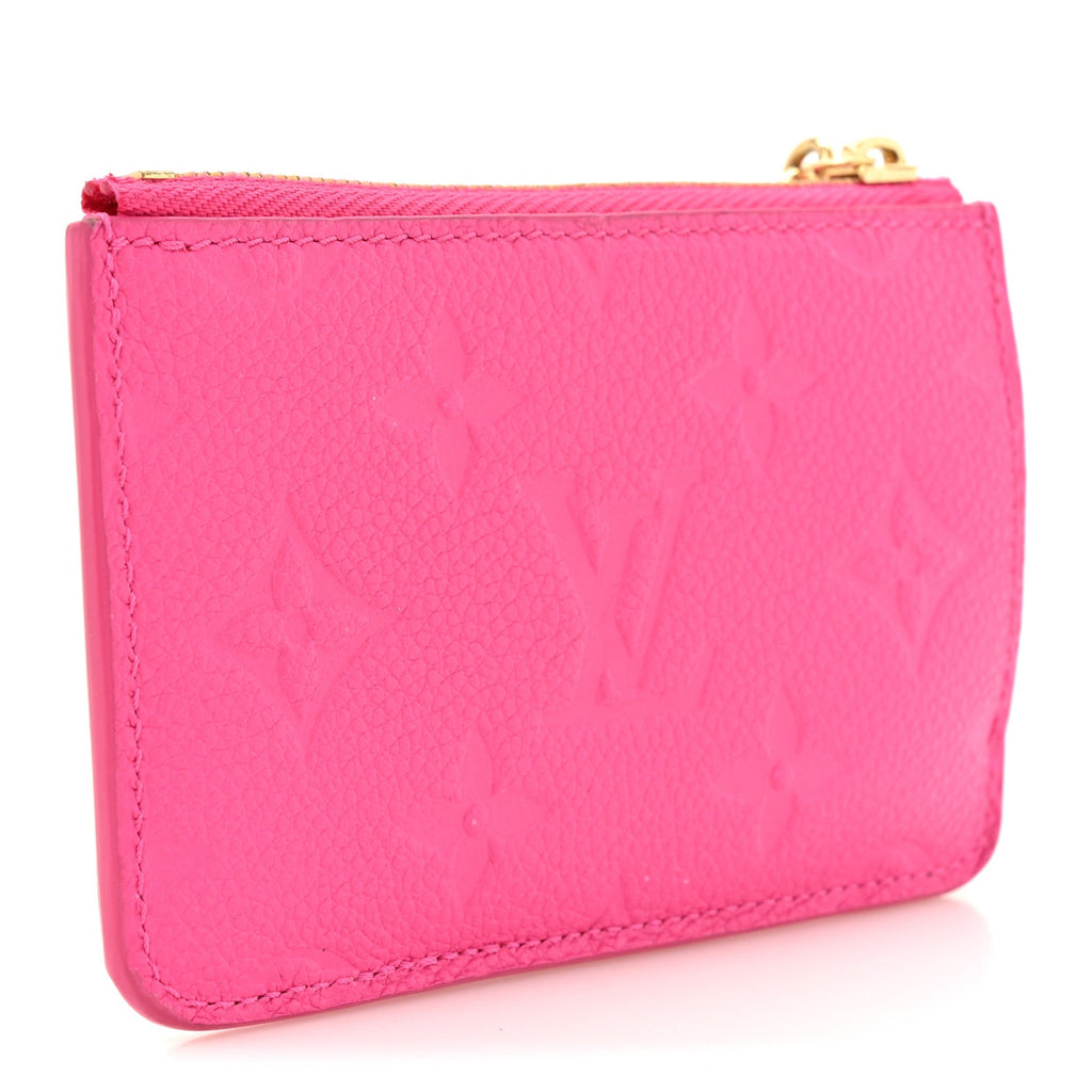 Louis Vuitton LV X TM Monogram Romy Card Holder Kawaii Pink