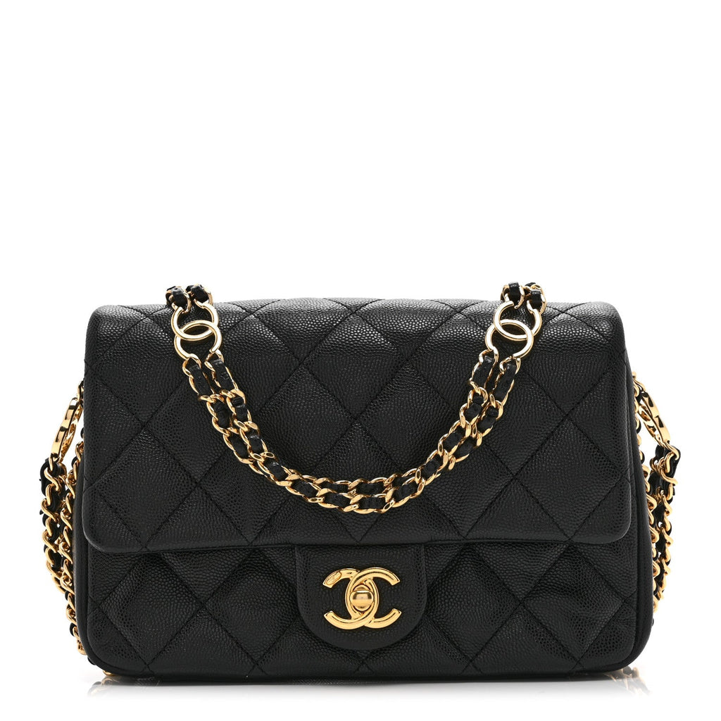 Chanel Caviar Quilted Mini CC You Flap Black