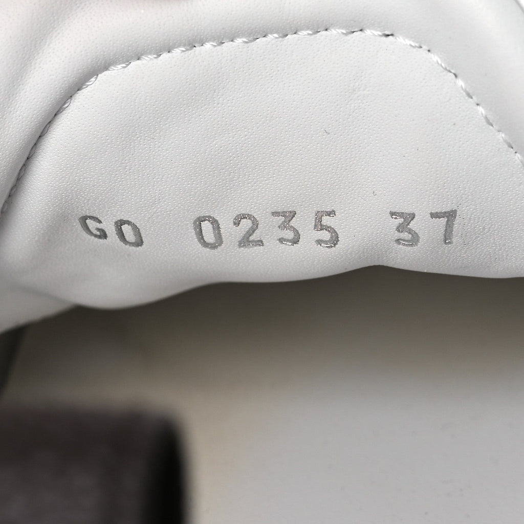 Louis Vuitton Monogram Calfskin Womens LV Sneakerina 37 White