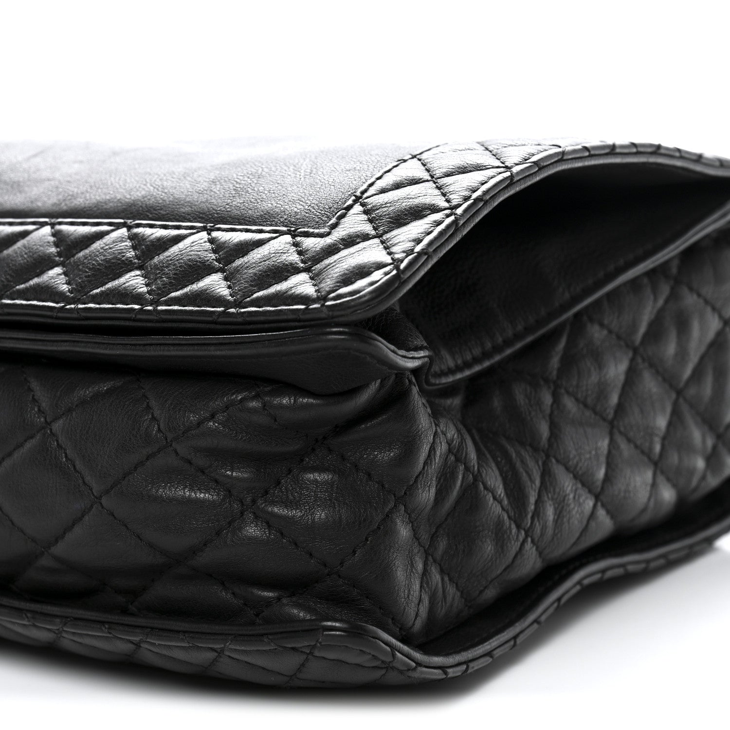 Chanel Calfskin Large Boy Reverso Flap Black