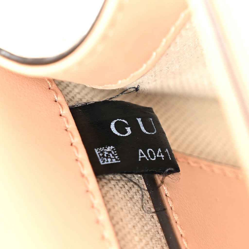 Gucci Calfskin GG Matelasse Mini Chain Top Handle Bag Light Pink