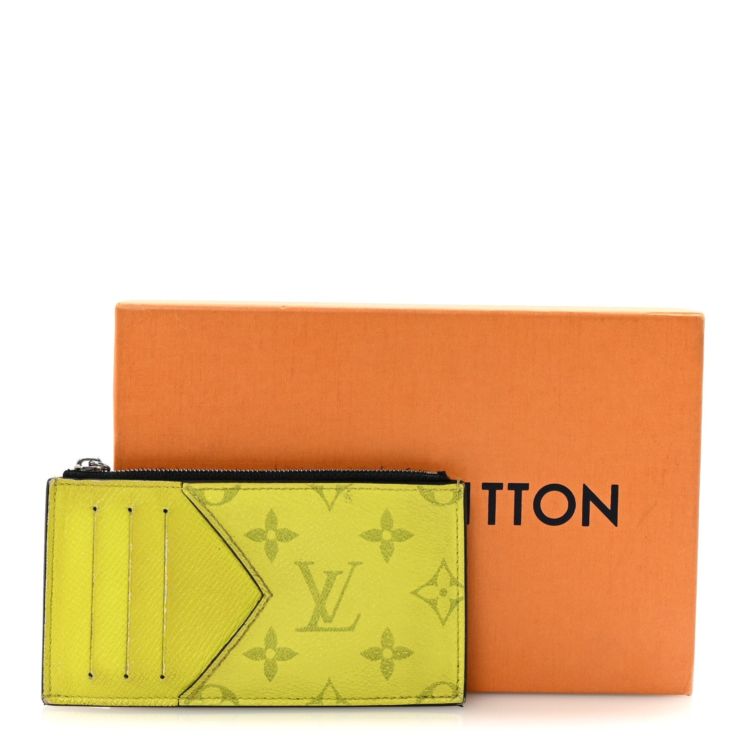 Louis Vuitton Taigarama Coin Card Holder Yellow