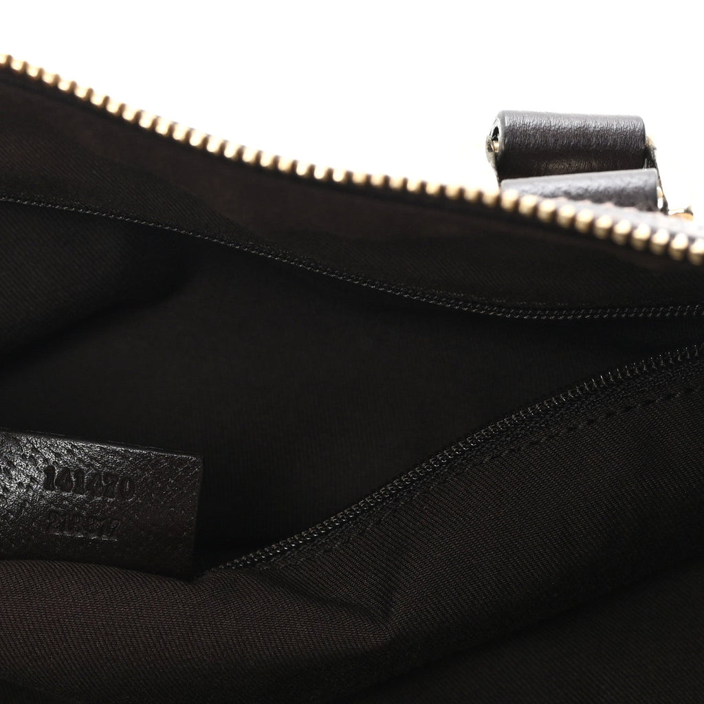 Gucci Monogram Medium Abbey Tote Brown
