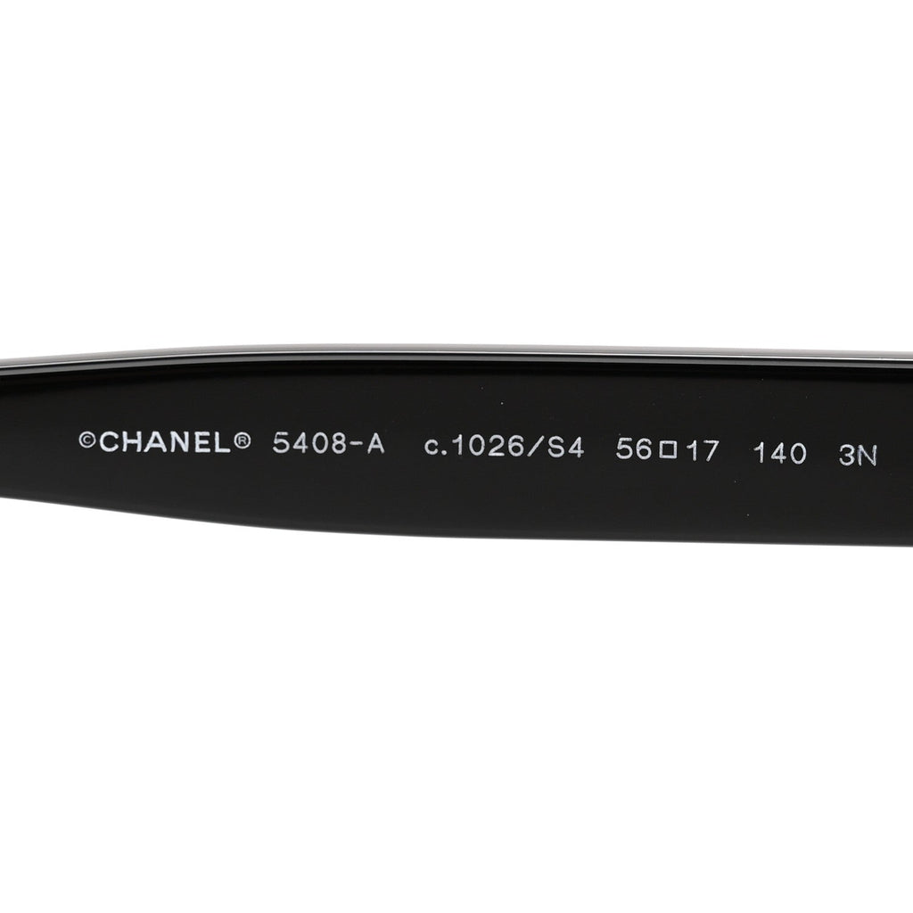Acetate Square Sunglasses 5408-A Black