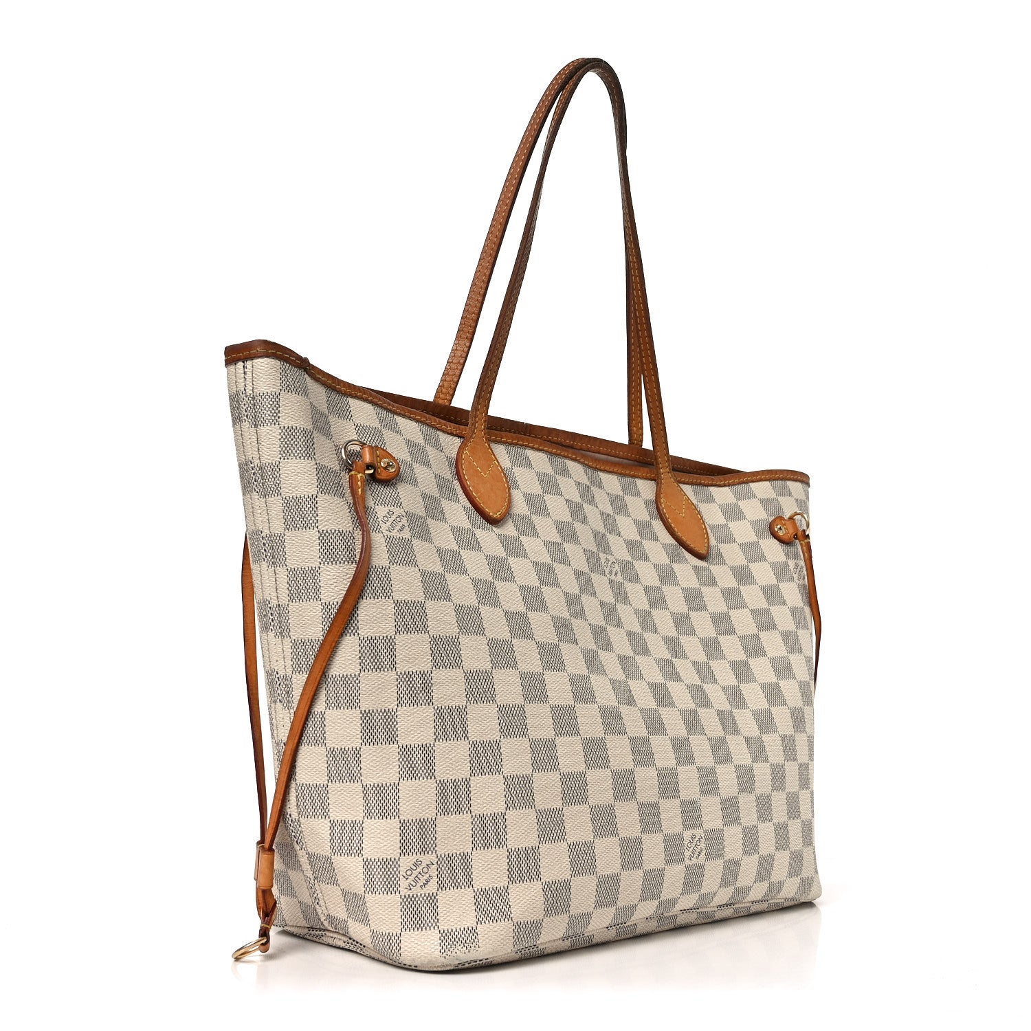 Louis Vuitton Damier Azur Neo Neverfull MM Rose Ballerine