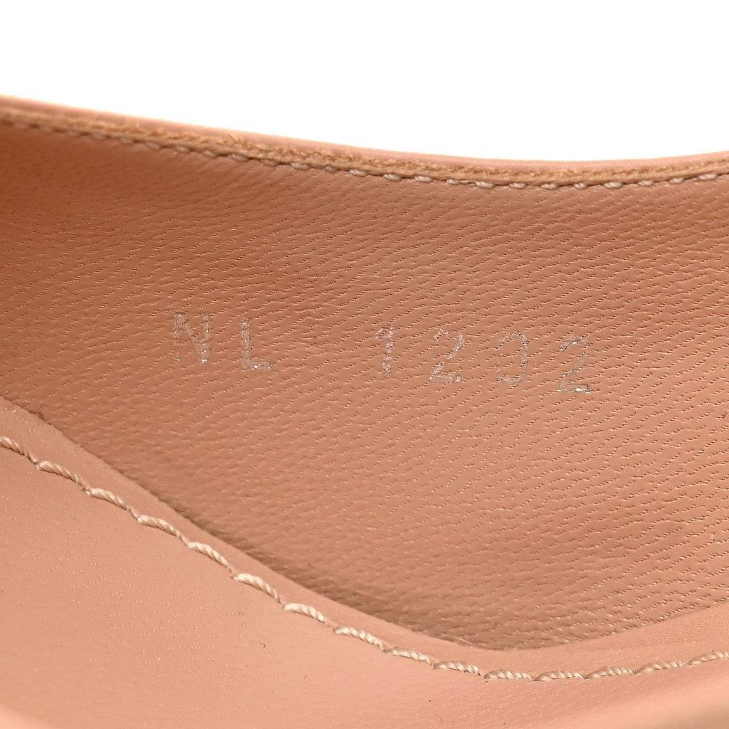 Louis Vuitton Calfskin Signature Pumps 40 Nude Pink
