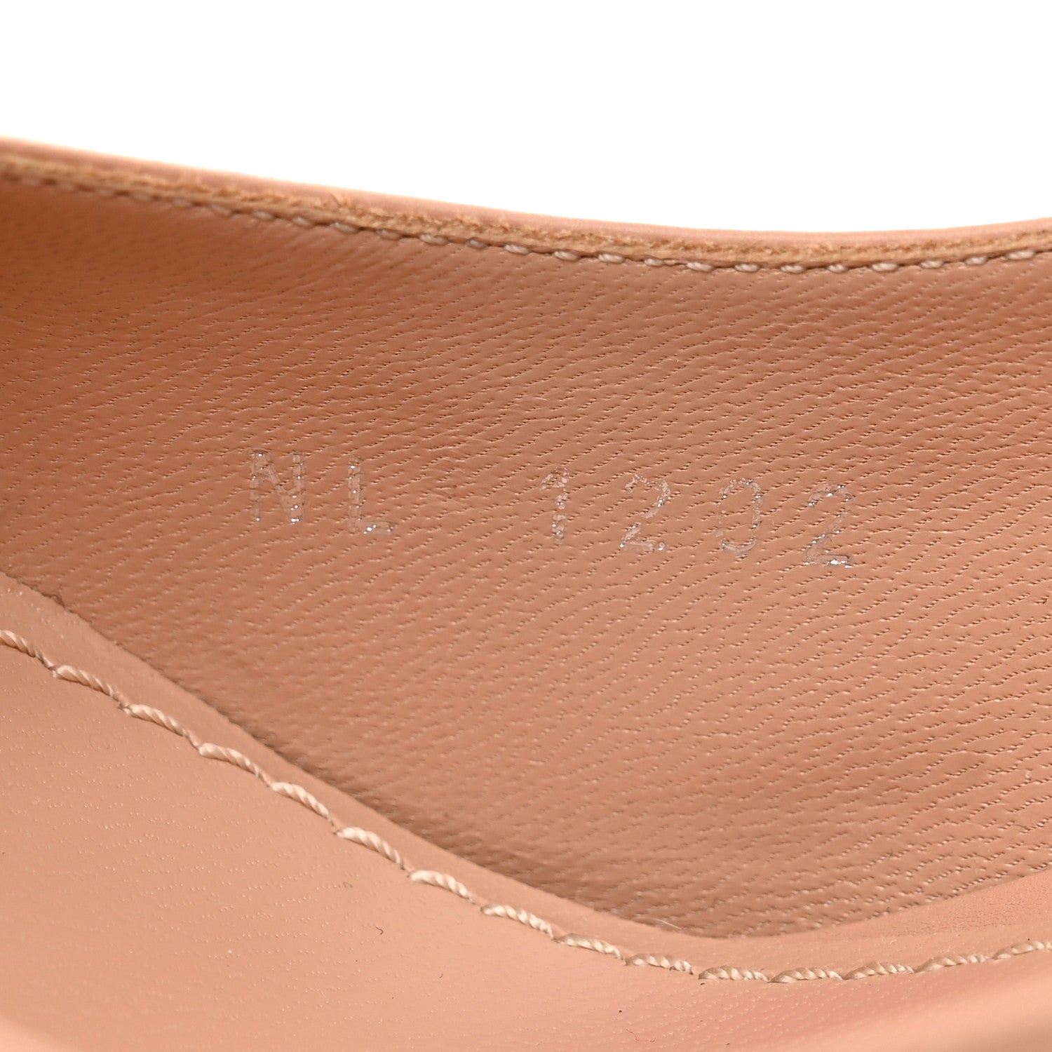 Louis Vuitton Calfskin Signature Pumps 40 Nude Pink