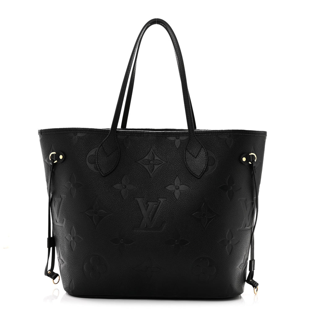 Louis Vuitton Empreinte Monogram Giant Neverfull MM Black