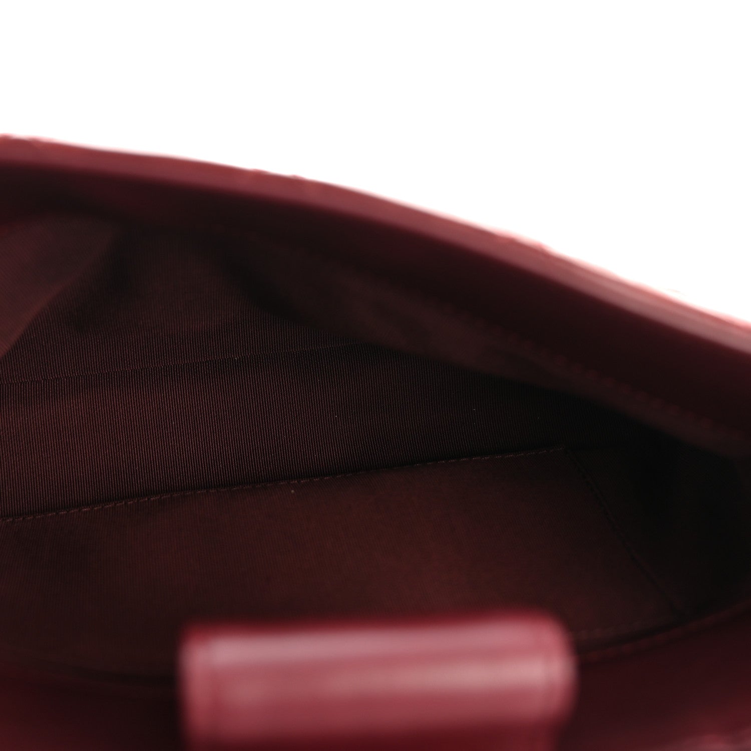 Chanel Glazed Calfskin Quilted Small Gold Bar Tote Red