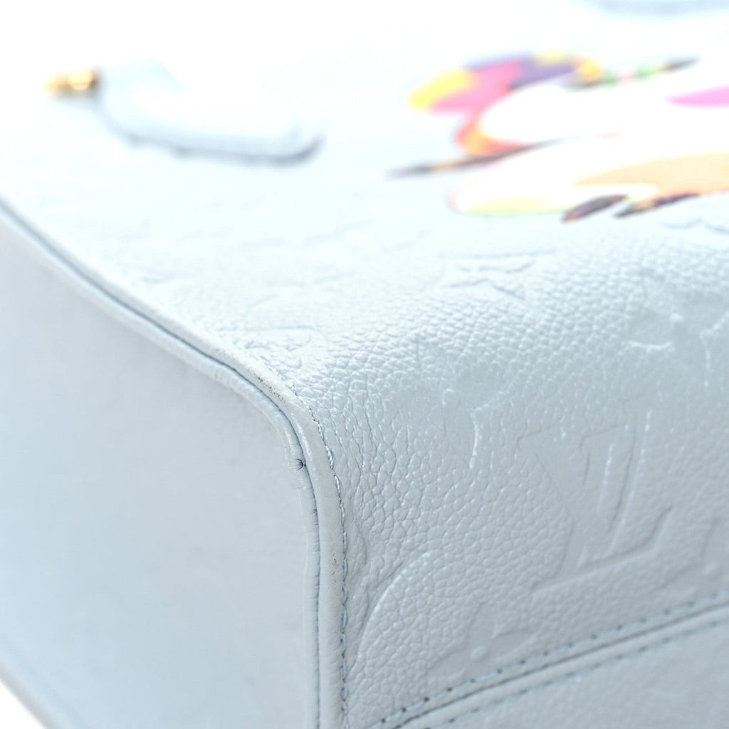 Louis Vuitton LV X TM Empreinte Monogram Superflat Onthego PM Washed Blue