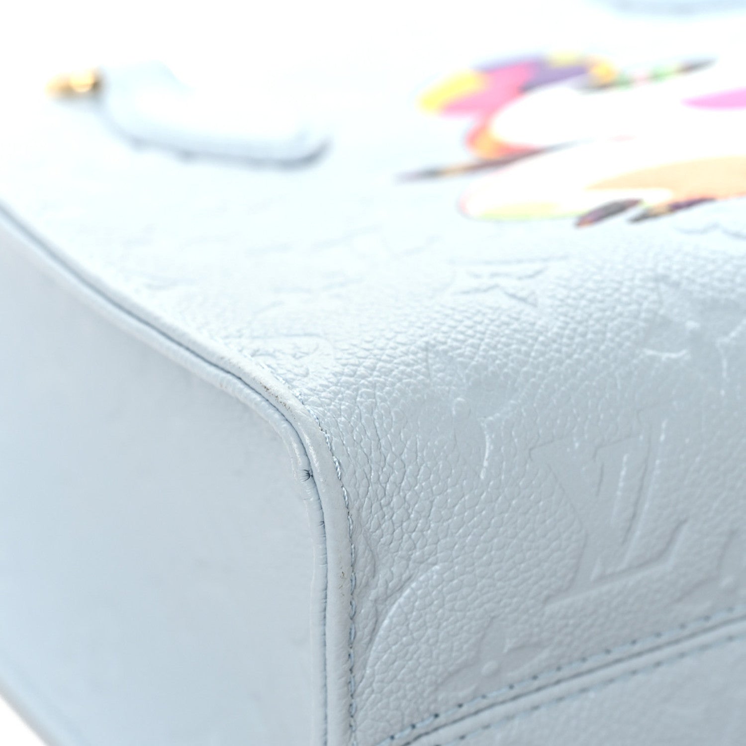 Louis Vuitton LV X TM Empreinte Monogram Superflat Onthego PM Washed Blue