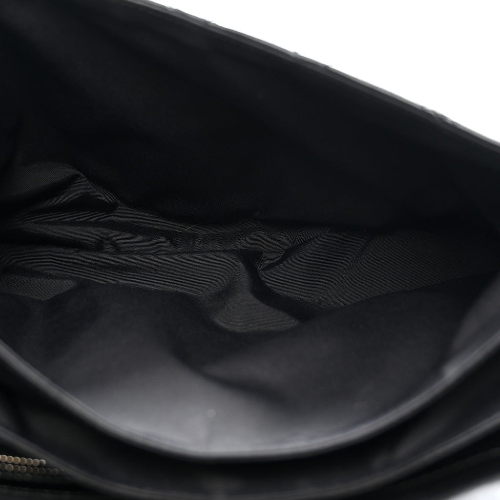 Christian Dior Patent Cannage New Lock Flap Black