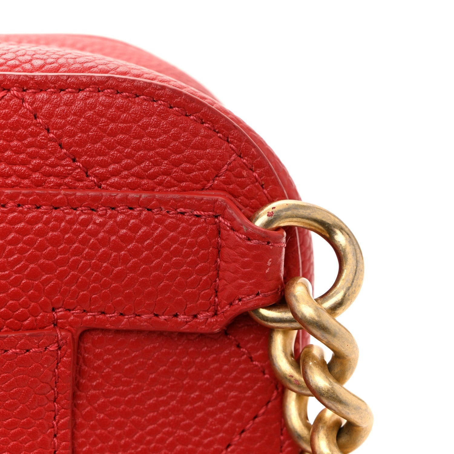 Chanel Caviar Quilted Waist Bag Red