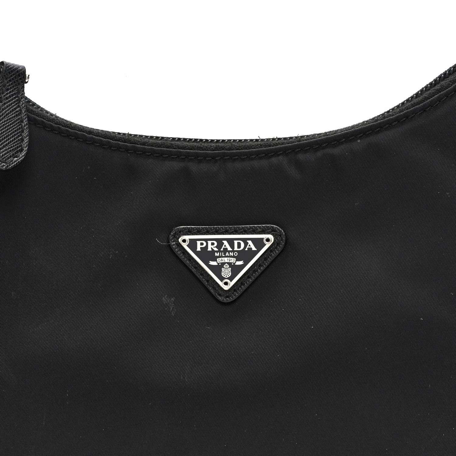 Prada Tessuto Nylon Mini Re-Edition 2000 Bag Black