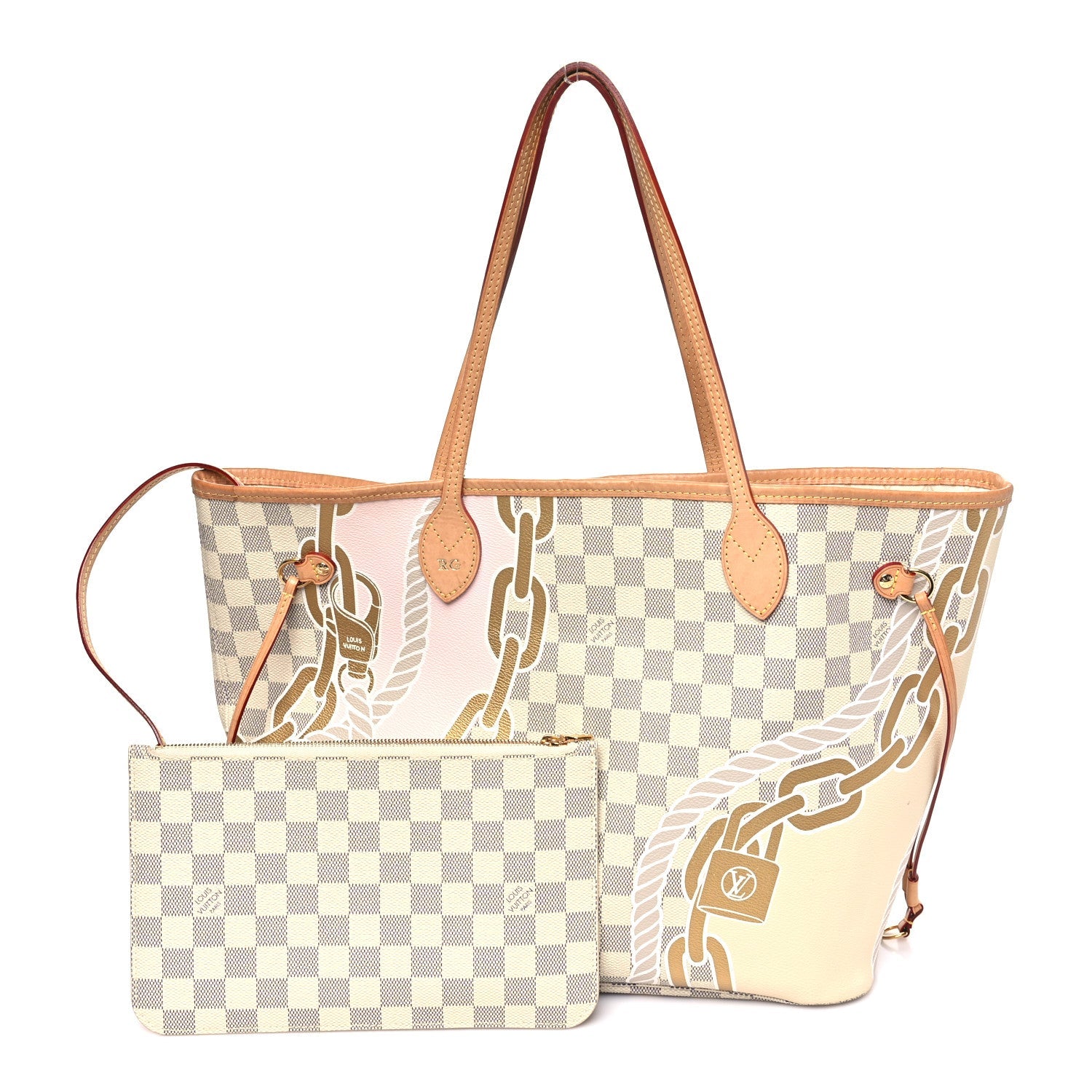 Louis Vuitton Damier Azur Nautical Neverfull MM