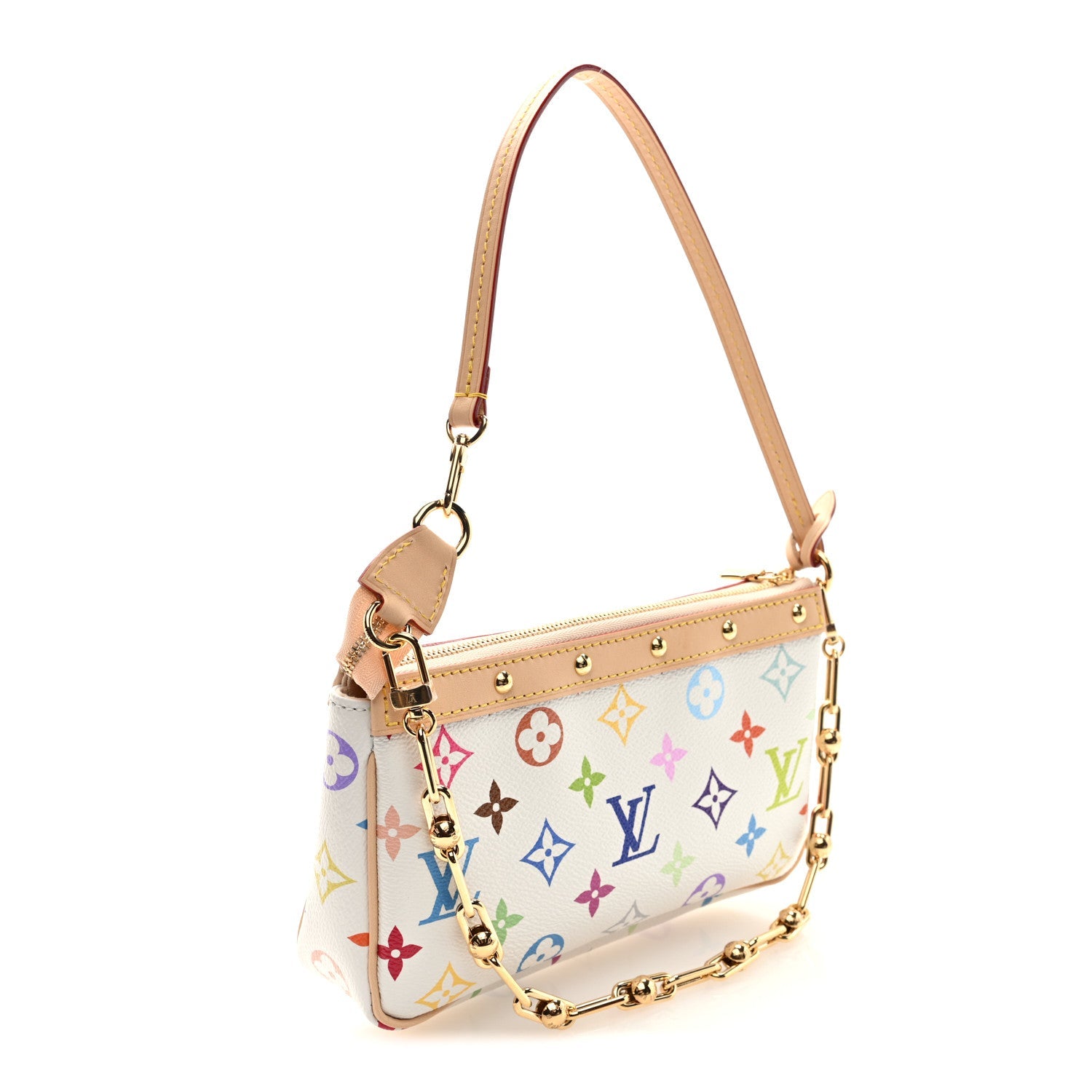 Louis Vuitton LV X TM Monogram Multicolor Pochette Accessories White
