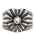 Gucci Sterling Silver Resin Heart Ring 62 10 Black