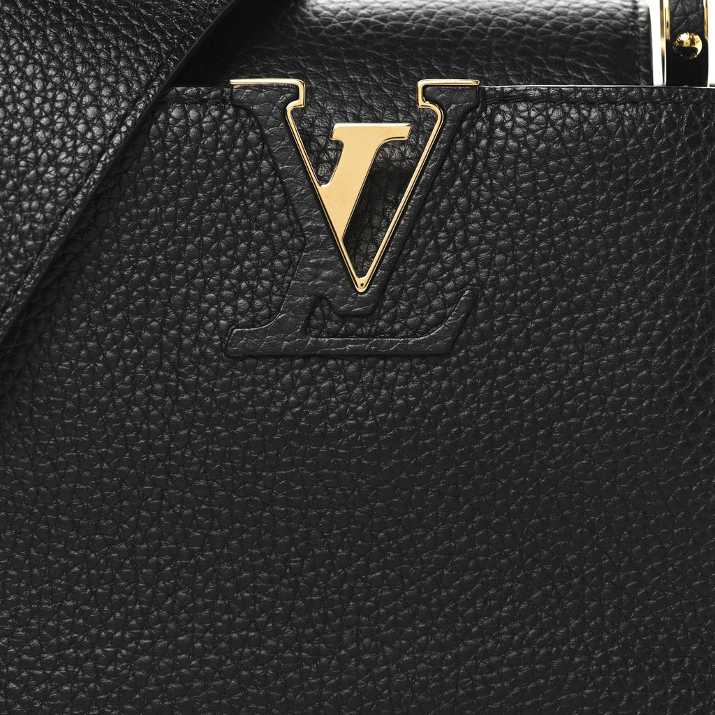 Louis Vuitton Taurillon Mini Capucines Black