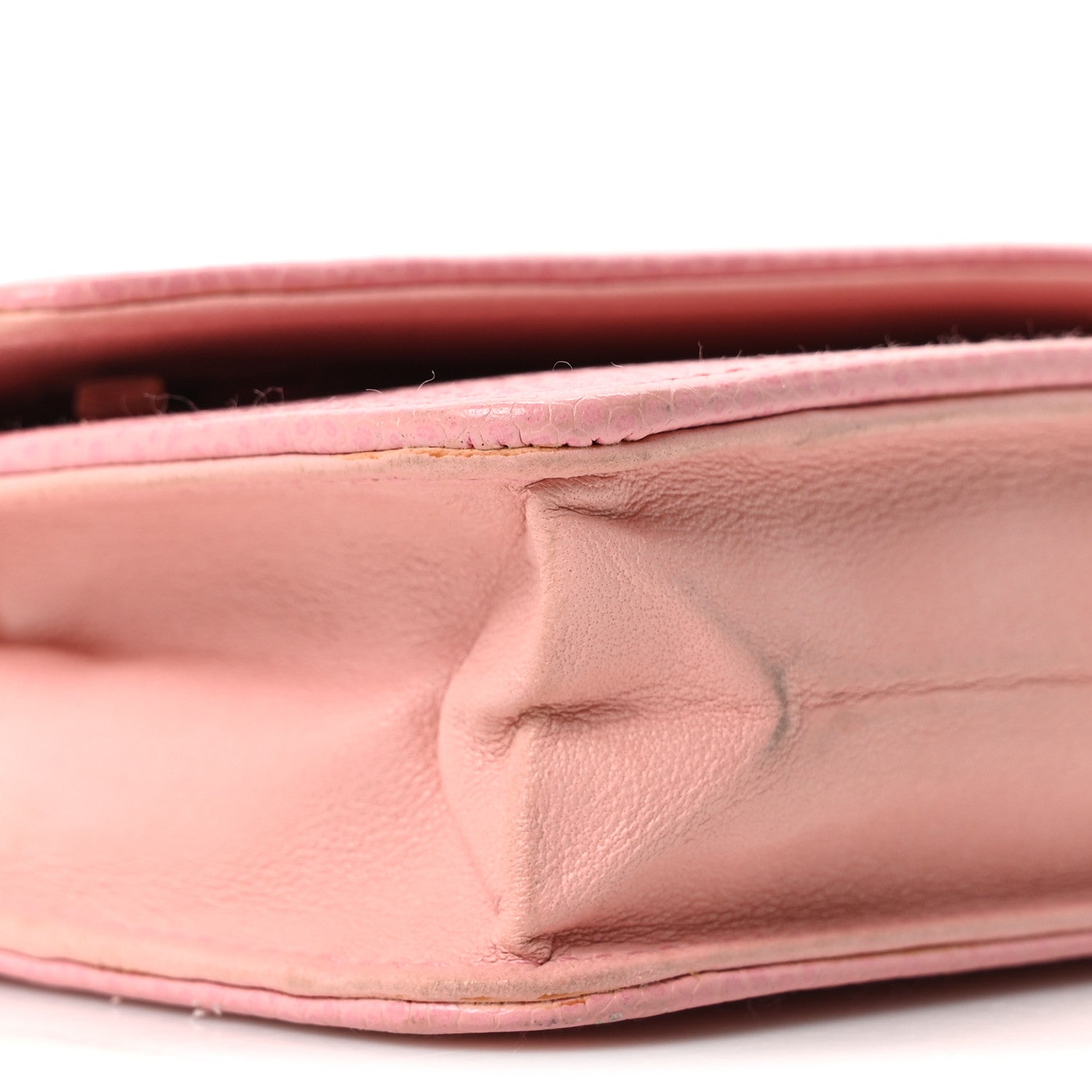 Chanel Caviar Timeless CC Wallet on Chain WOC Pink