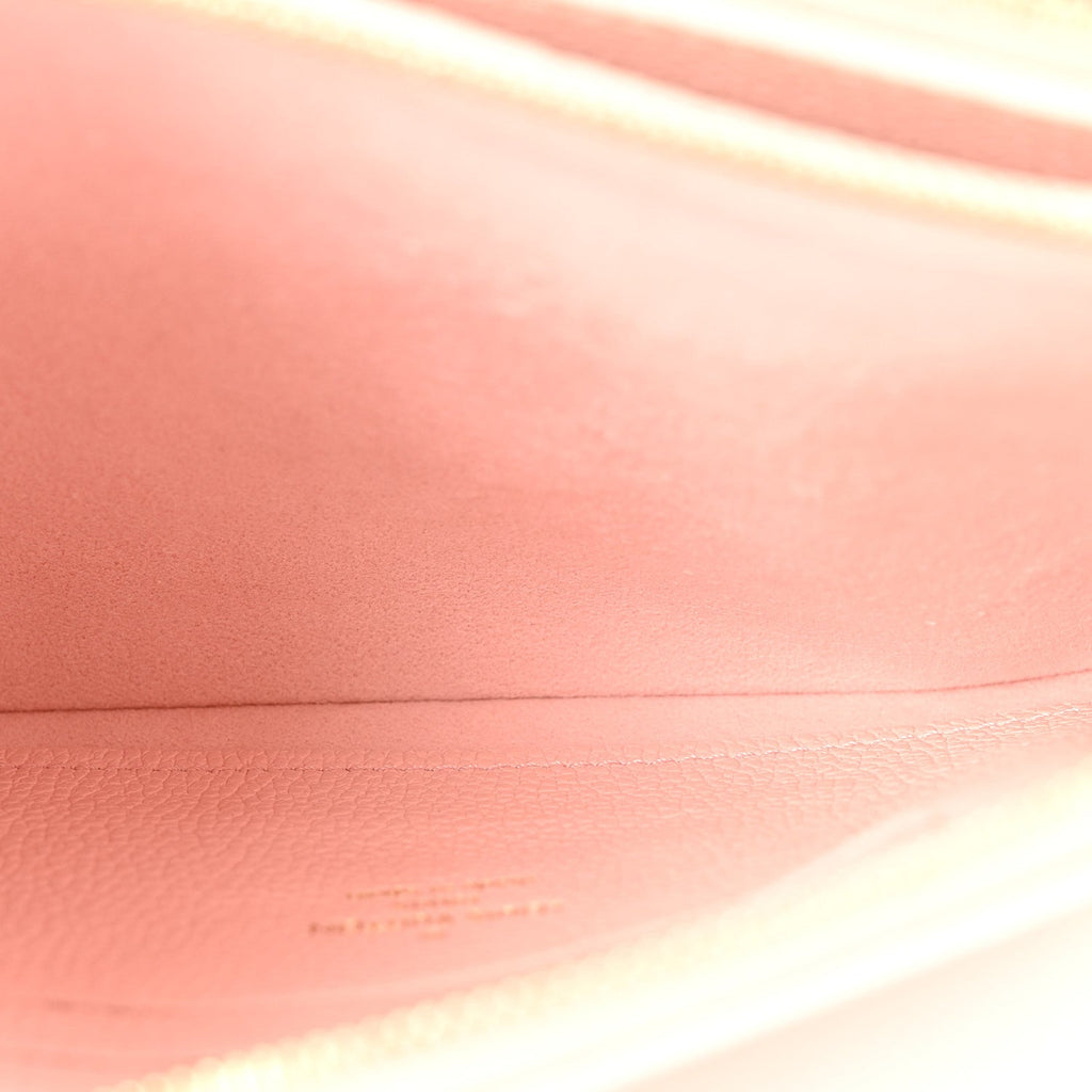 Louis Vuitton Empreinte Monogram Double Zip Pochette Rose
