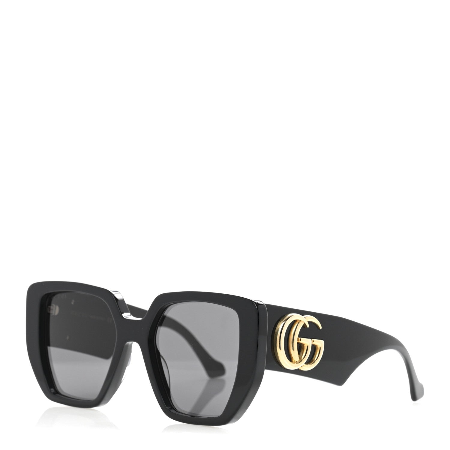 Gucci Acetate Square Frame Sunglasses GG0956S Black