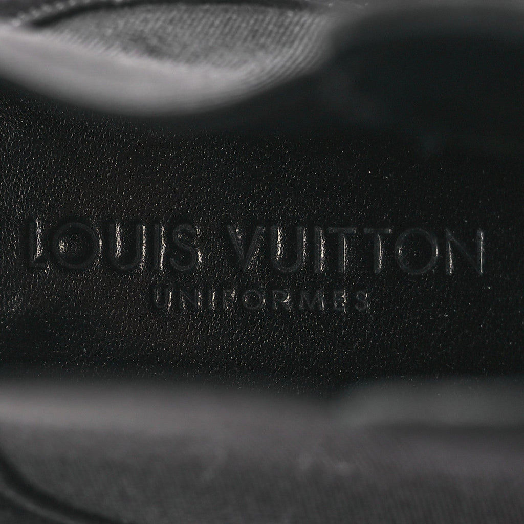 Louis Vuitton Suede Monogram Uniformes Cap Toe Chelsea 75mm Ankle Boots 37.5 Black