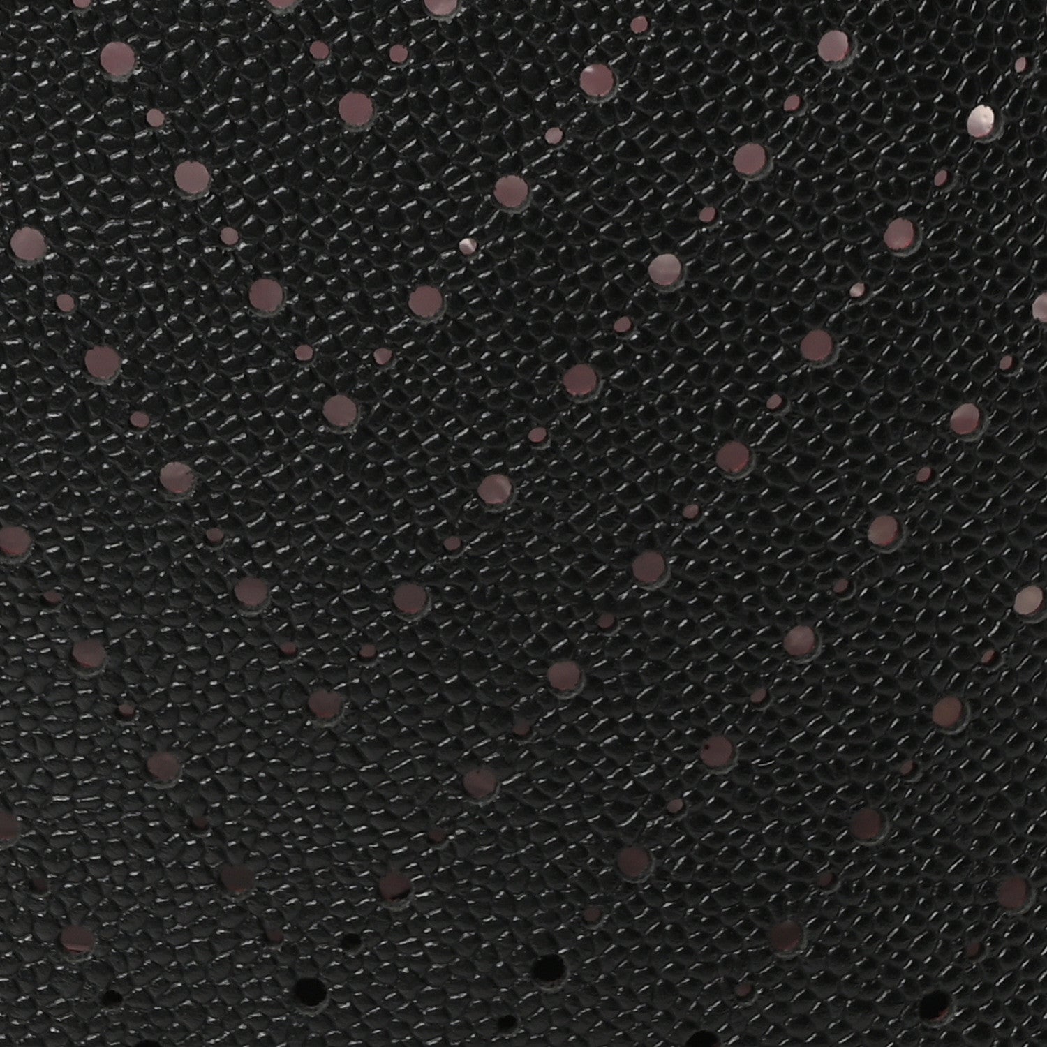 Chanel Perforated Grained Calfskin Large Shopping Tote Black