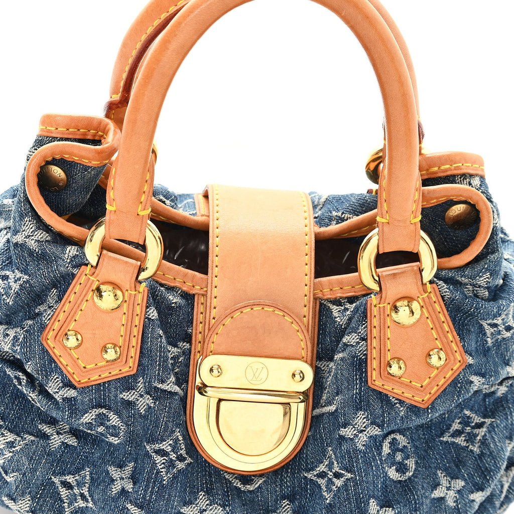 Louis Vuitton Monogram Denim Pleaty Blue