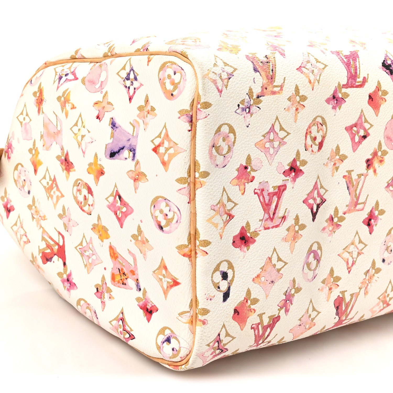 Louis Vuitton Watercolor Aquarelle Speedy 35 White