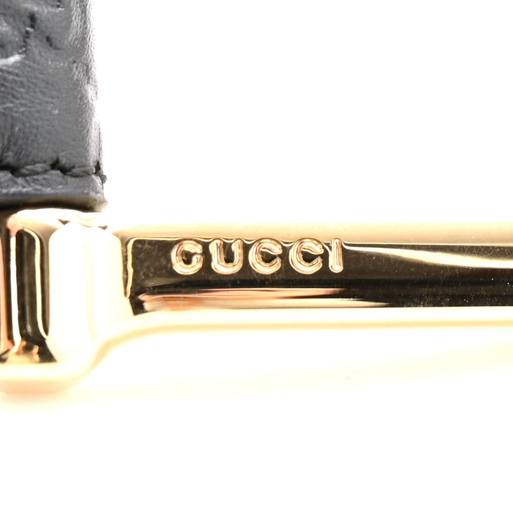 Gucci Soft Microguccissima Margaux Calfskin Belt 90 36 Black