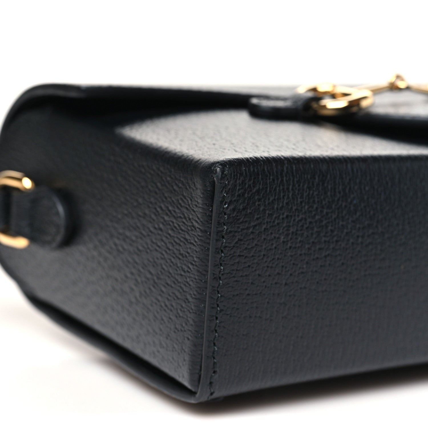 Gucci Calfskin Horsebit 1955 Shoulder Bag Black