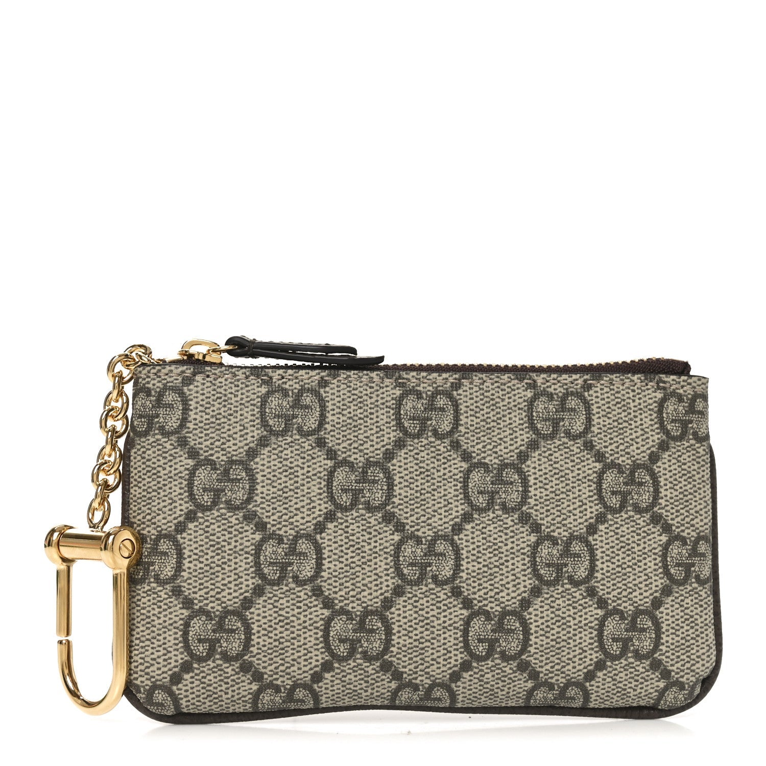 Gucci GG Supreme Monogram Key Case Brown