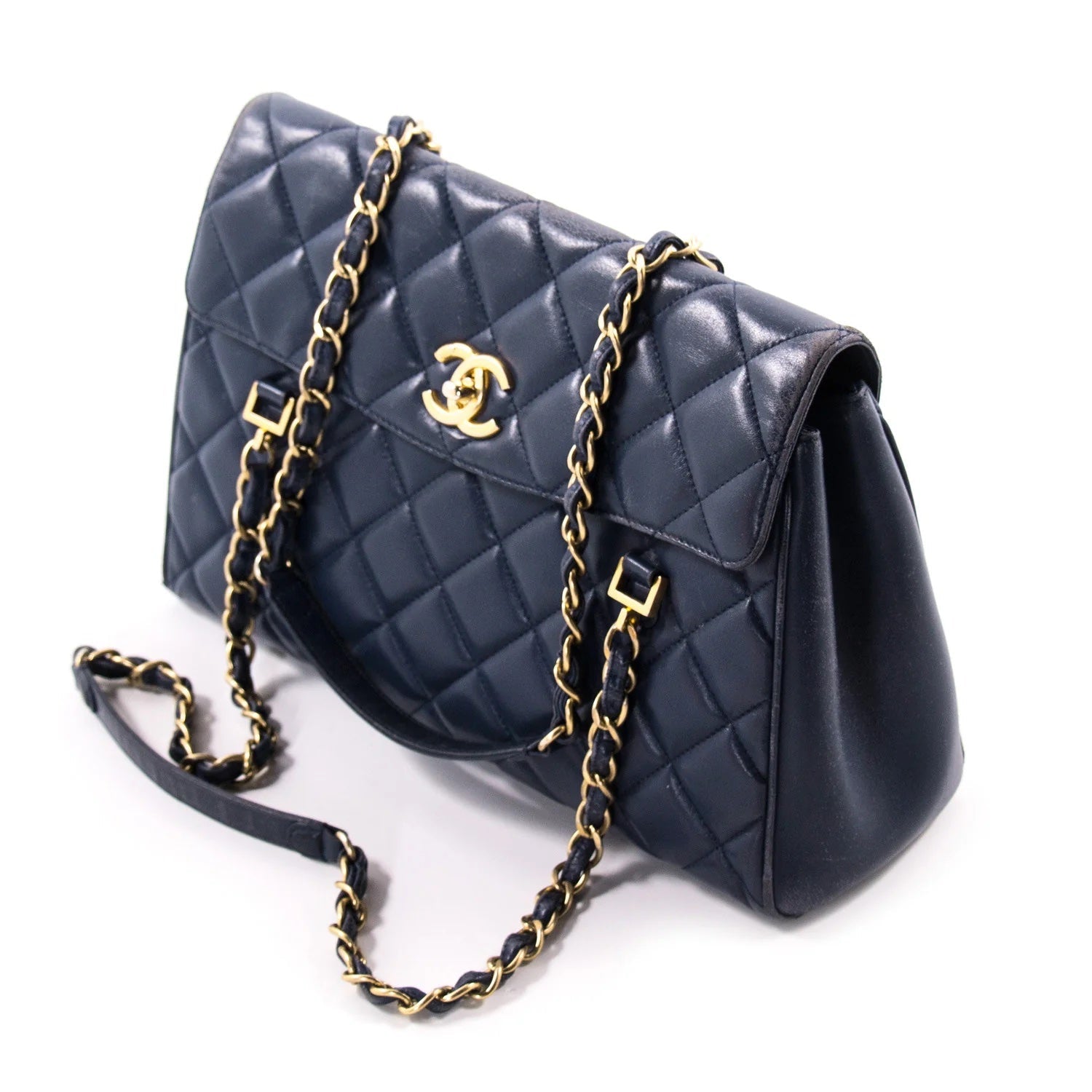 CHANEL QUILTED LAMBSKIN MISIA CAMERA FLAP BAG