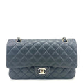 CHANEL Medium Double Flap Bag - Grey