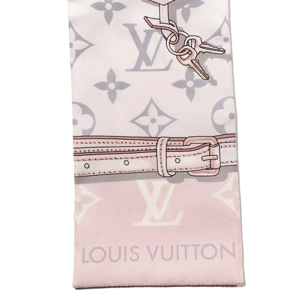 Louis Vuitton Silk Monogram Confidential Bandeau Light Pink
