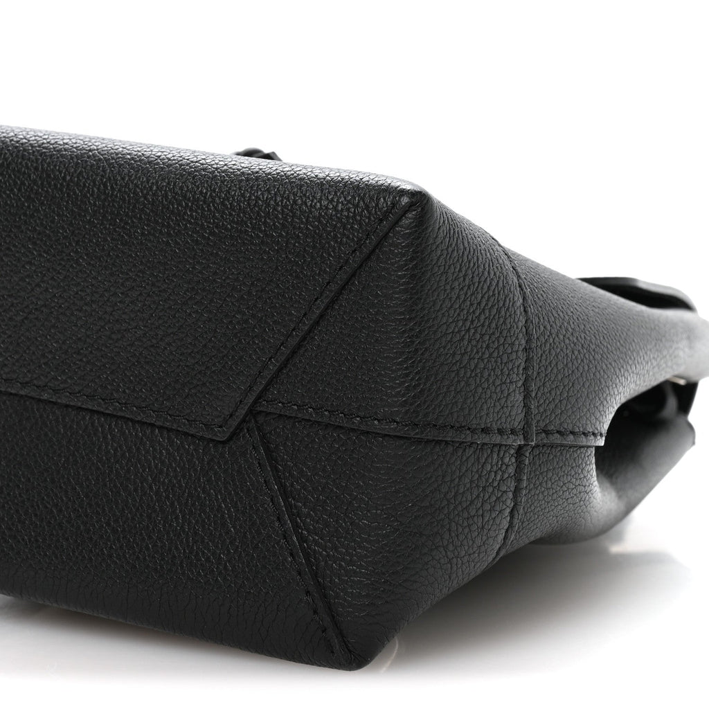 Louis Vuitton Calfskin Lockme Mini Backpack Black