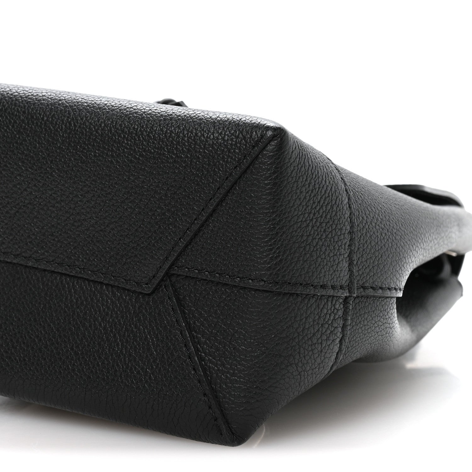 Louis Vuitton Calfskin Lockme Mini Backpack Black
