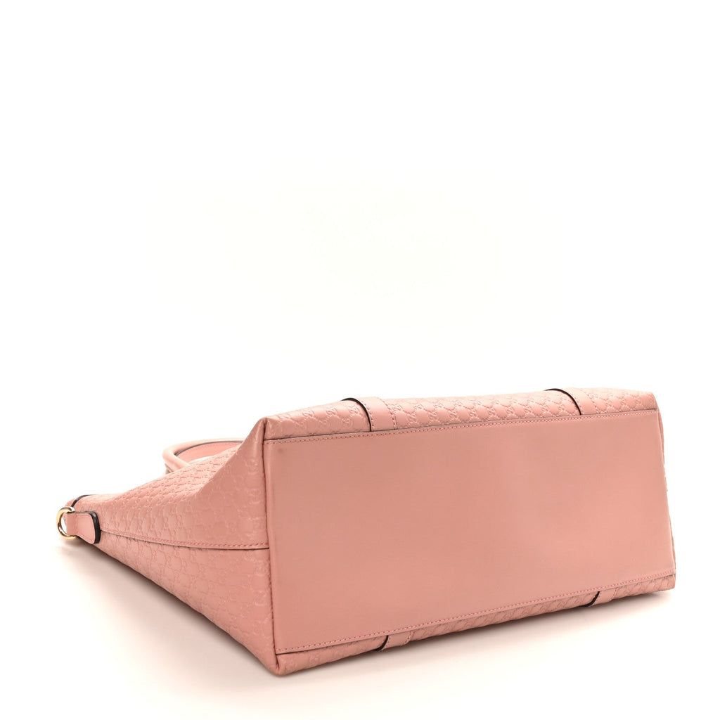 Gucci Soft Microguccissima Medium Zippered Satchel Soft Pink