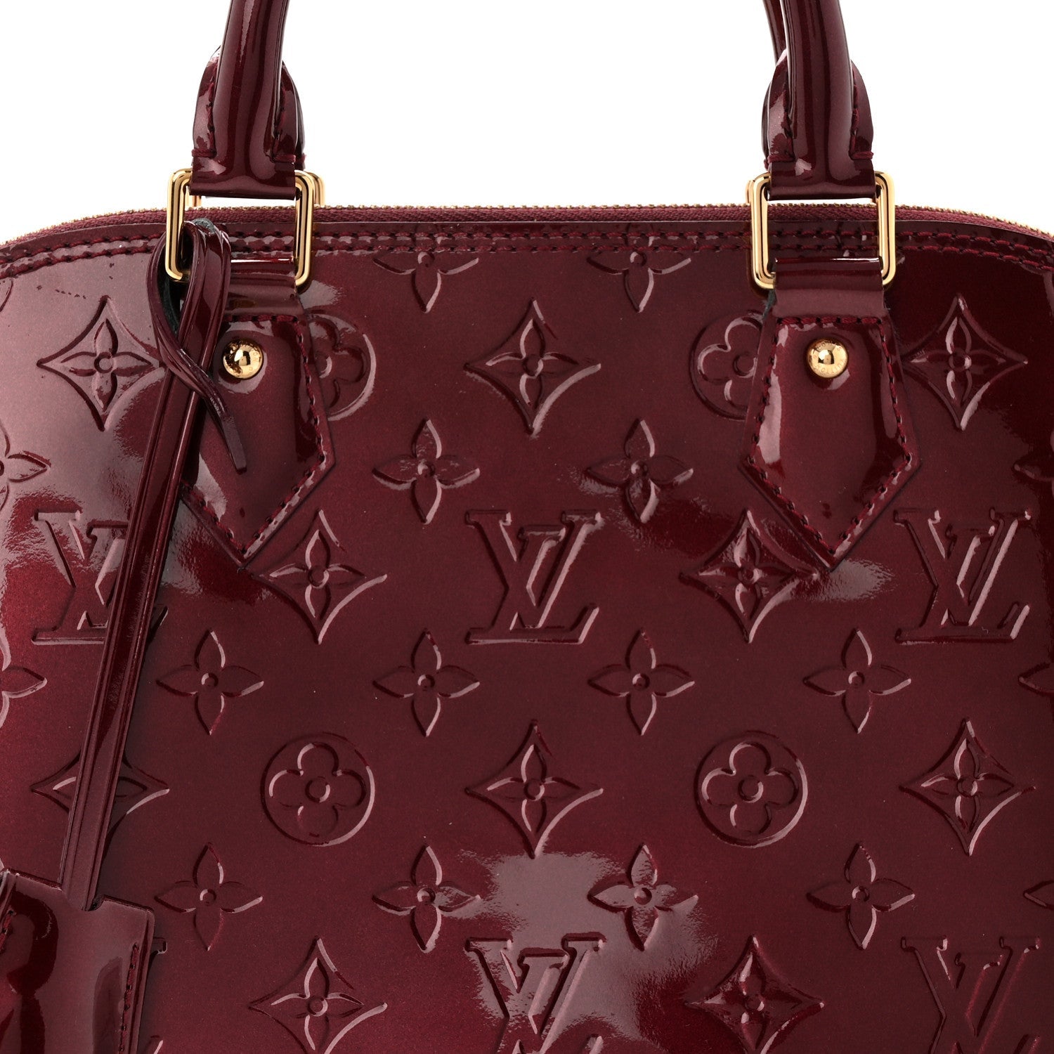 Louis Vuitton Vernis Alma PM Rouge Fauviste