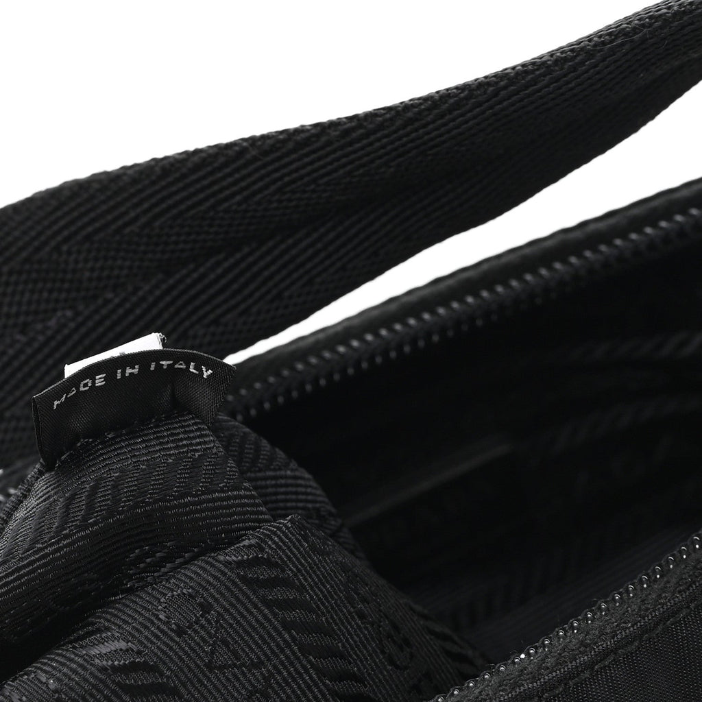 Prada Tessuto Nylon Mini Re-Edition 2000 Bag Black