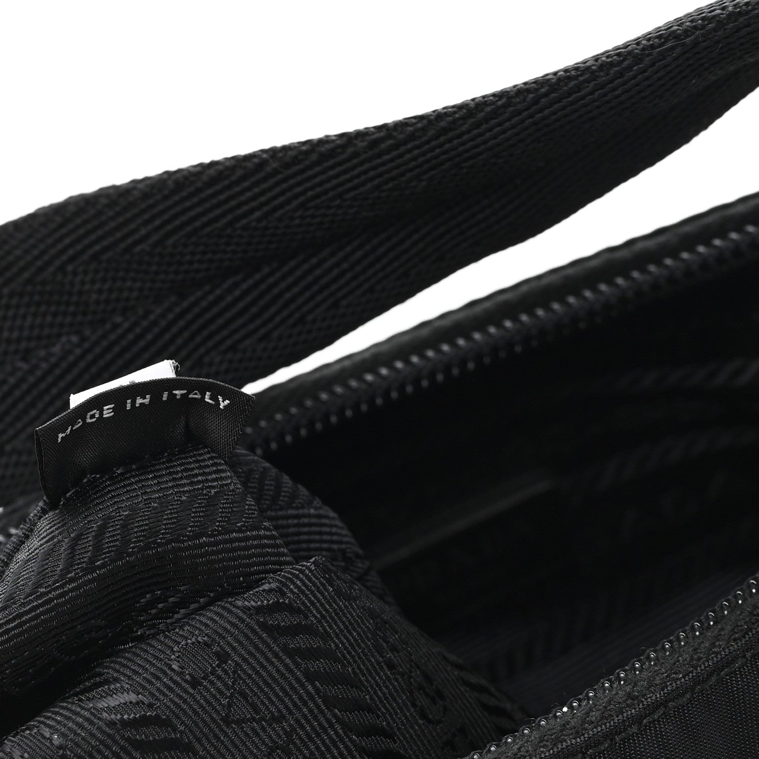 Prada Tessuto Nylon Mini Re-Edition 2000 Bag Black