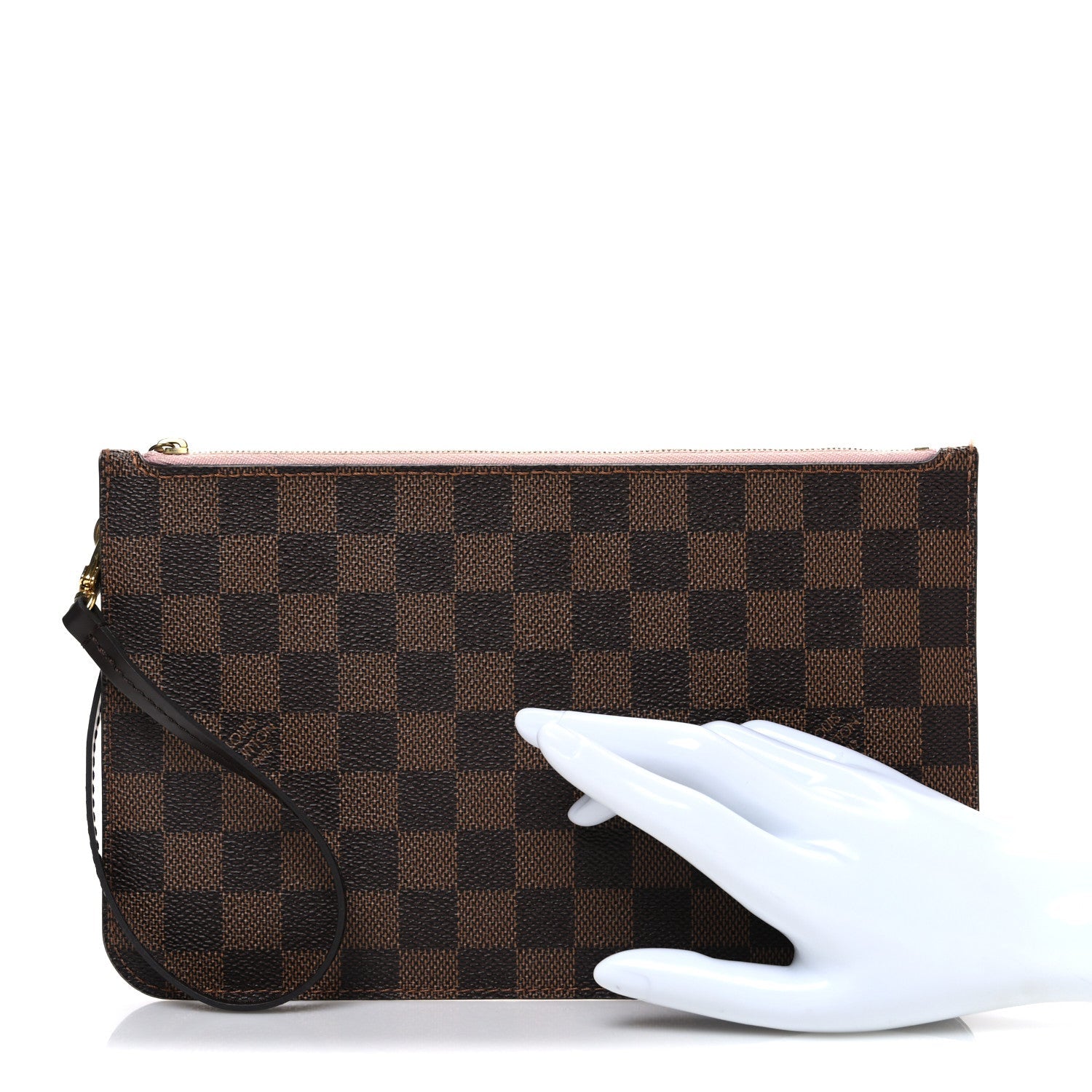 Louis Vuitton Damier Ebene Neverfull MM GM Pochette Rose Ballerine